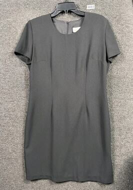 Sport Collection Sheath Dress Womens Size 12 Black Short Sleeve Lined